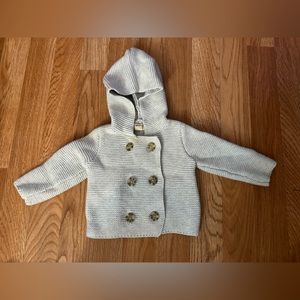 LIKE NEW: 0-3M Hope & Henry Button Up Sweater